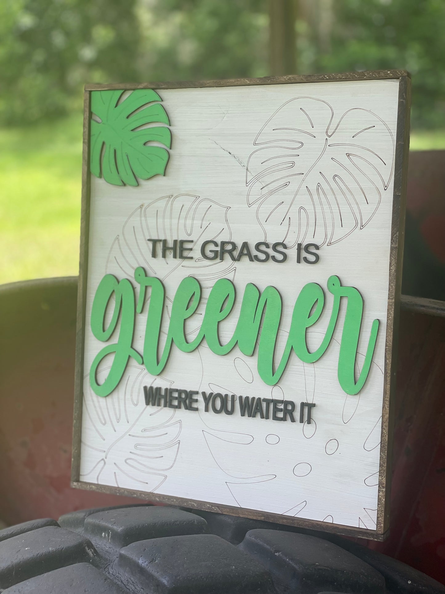 The Grass Is Greener Wall Hanger