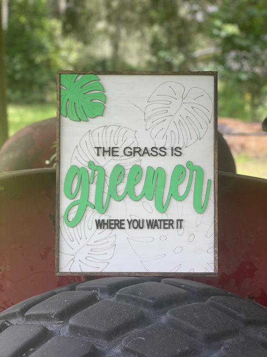 The Grass Is Greener Wall Hanger