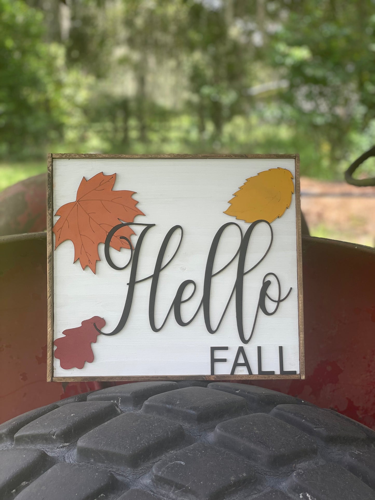 Hello Fall Wall Hanger