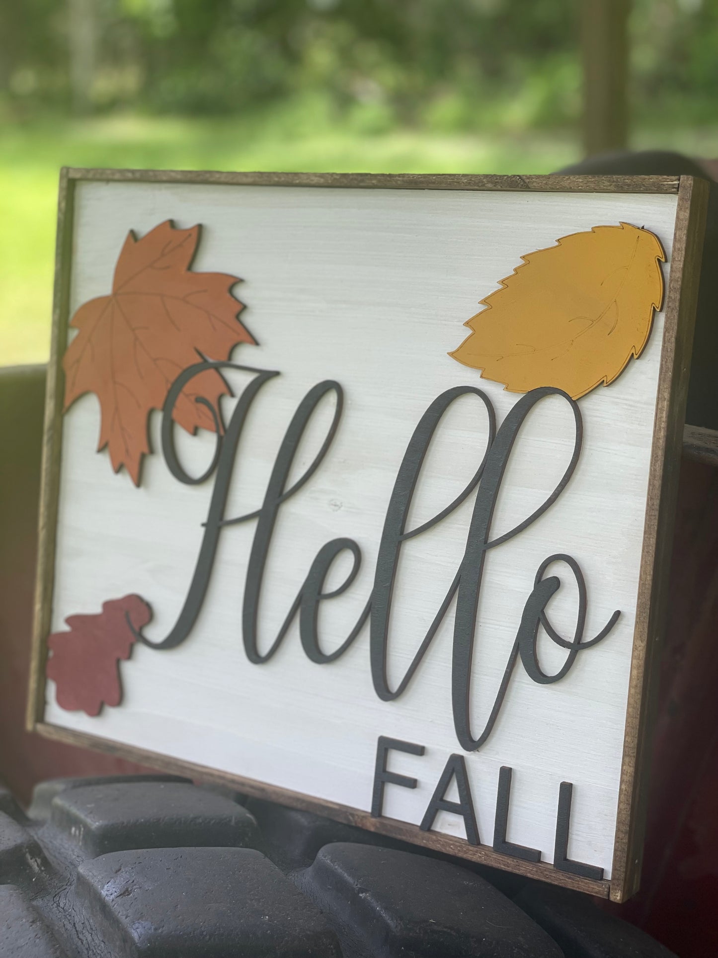 Hello Fall Wall Hanger