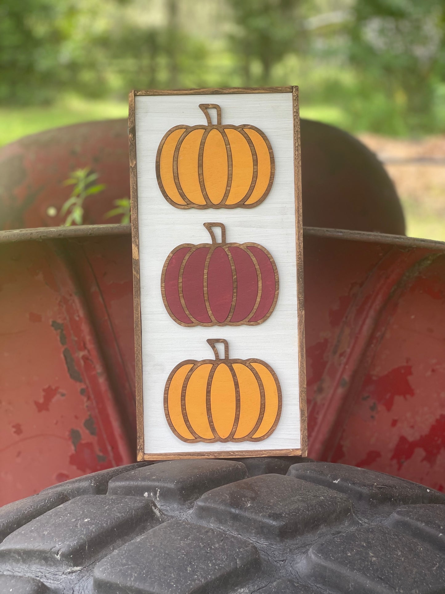 Mini Pumpkins Wall Hanger