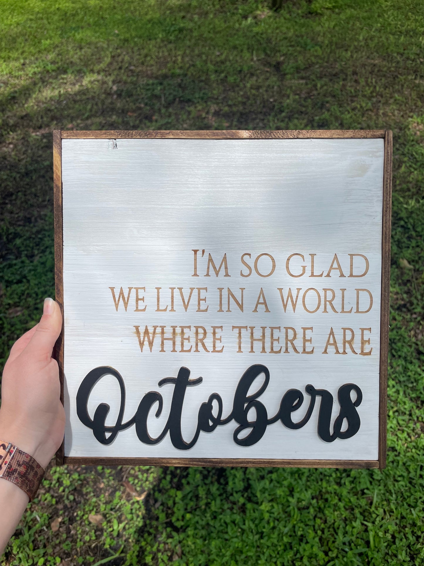 Where There Are Octobers Wall Hanger