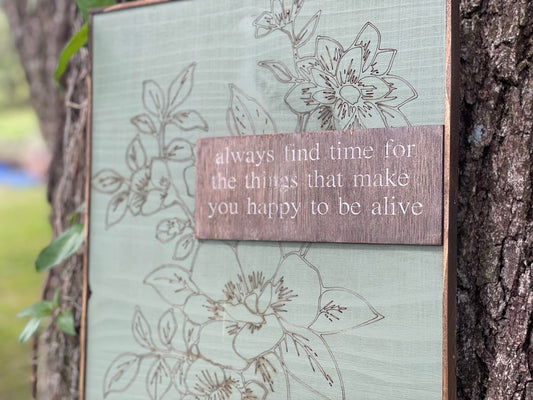 The Little Things Wall Hanger