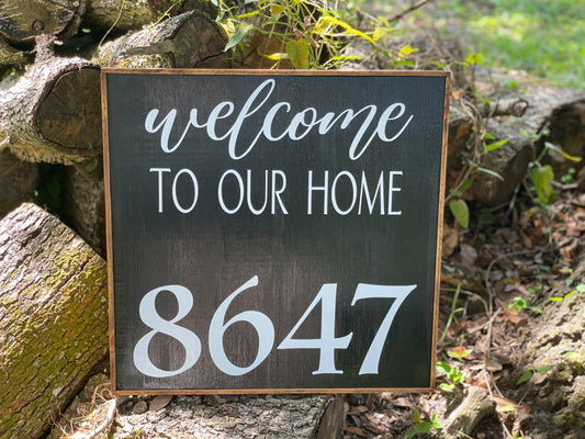 Personalized Address Hanger