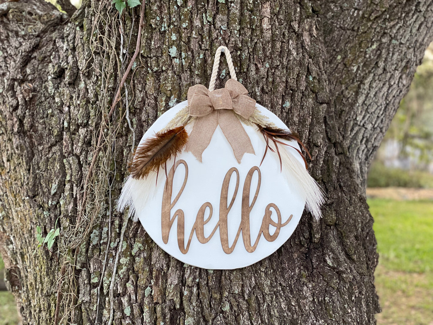 Hello Door Hanger